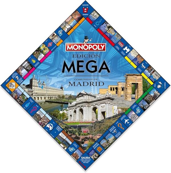 MONOPOLY MEGA - Edición Madrid: 2-6 Jugadores, Juegos de Mesa para Infantiles y Adultos, Desde 8+ Años - Imagen 2